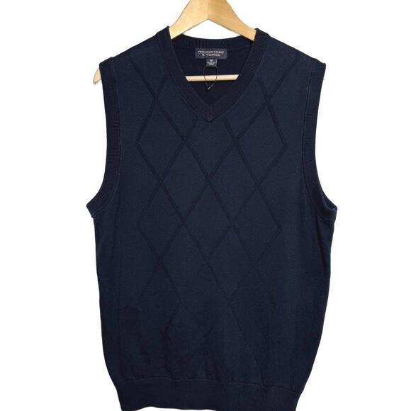 Dockers Other - Navy Blue V-Neck Knit Sweater Vest